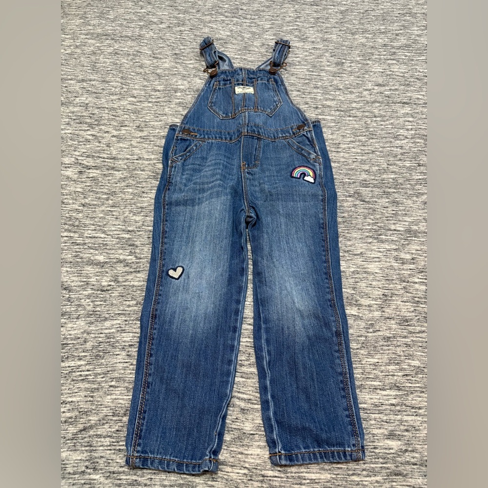 Oshkosh Denim Overalls Size 4T